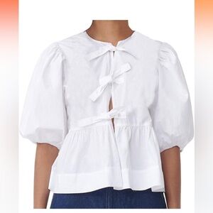 NWT  3 Ties top   White